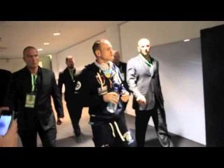 GEORGE GROVES ARRIVES @ WEMBLEY AHEAD OF SHOWDOWN WITH CARL FROCH - FOOTAGE