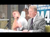 CHRIS EUBANK JNR FAILS TO SHOW UP AT PRESS CONFERENCE WITH BILLY JOE SAUNDERS & FRANK WARREN