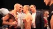 STUART HALL & PAUL BUTLER PULLED APART IN HEATED WEIGH-IN (EXCLUSIVE FOOTAGE) / HALL v BUTLER