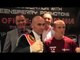 STUART HALL v PAUL BUTLER HEAD TO HEAD @ FINAL PRESS CONFERENCE/ IBF WORLD TITLE
