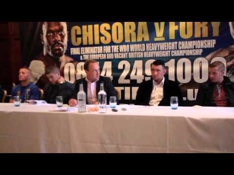 CHISORA v FURY 2 - UNDERCARD PRESS CONF. - LIAM SMITH, HUGHIE FURY, TERRY FLANAGAN, GARY SYKES