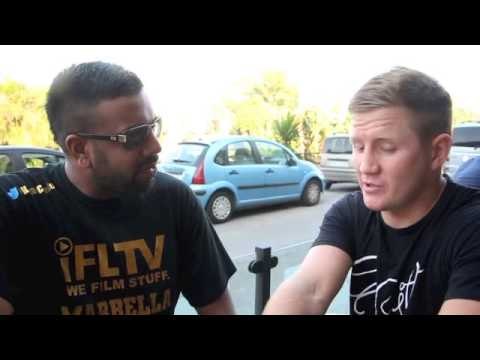 iFL TV ON TOUR (MARBELLA) - BRADLEY SAUNDERS TALKS TO KUGAN CASSIUS IN PUERTO BANUS.