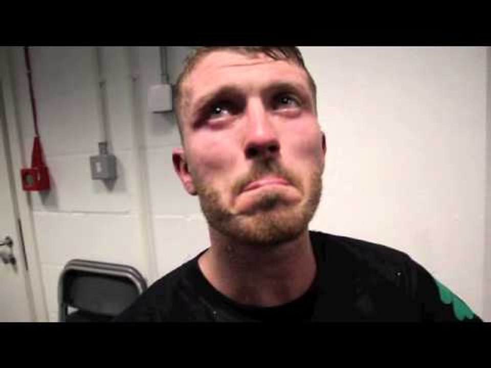 SCOTT CARDLE OVERCOMES 'TRICKY' SYLVAIN CHAPELLE TO REAMIN UNDEFEATED - POST FIGHT INTERVIEW