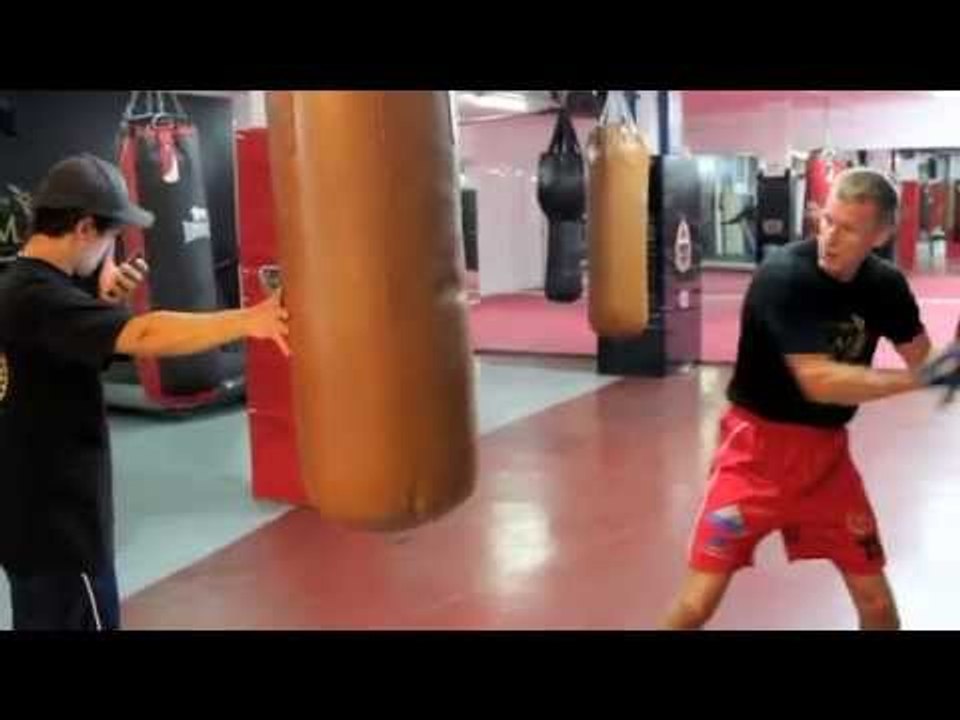 TOM STALKER & BRADLEY SAUNDERS CIRCUIT TRAINING WITH SEAMUS MACKLIN @ MGM MARBELLA (STALKER CAM)