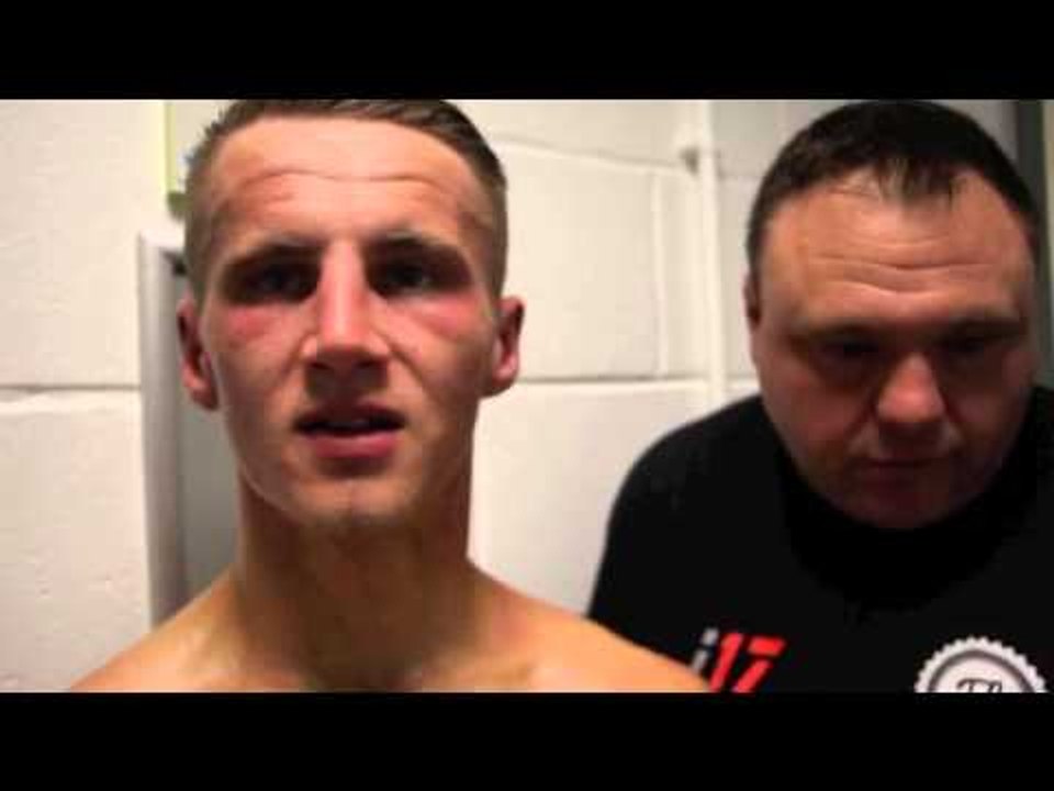 TOMMY MARTIN OPENS MATCHROOM ACCOUNT WITH WIN OVER AINSLEY SEIVWRIGHT - POST FIGHT INTERVIEW