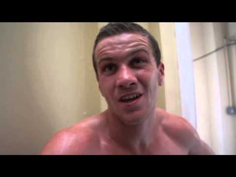 GARY CORCORAN REMAINS UNDEFEATED WITH STOPPAGE WIN OVER CHRIS JENKINSON - POST FIGHT INTERVIEW