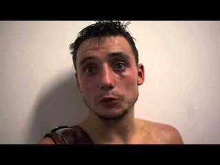 MITCHELL SMITH CLAIMS ENGLISH TITLE WITH UD WIN OVER PETER COPE @ YORK HALL - POST FIGHT INTERVIEW