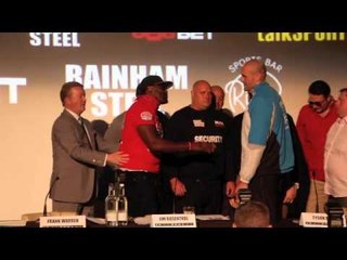 TYSON FURY CHALLENGES DERECK CHISORA TO £100K BET, TEMPLARES FLARE AS PAIR ARE SPLIT UP AGAIN