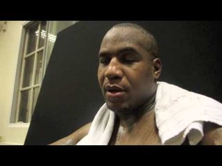 HEAVYWEIGHT IAN LEWISON OUTPOINTS HRVOJE KISICEK IN ENTERTAINING BOUT- POST FIGHT INTERVIEW