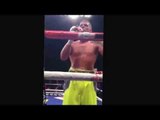 BILLY JOE SAUNDERS CALLS OUT CHRIS EUBANK JNR LIVE IN THE RING (FOOTAGE)