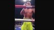 BILLY JOE SAUNDERS CALLS OUT CHRIS EUBANK JNR LIVE IN THE RING (FOOTAGE)