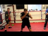 RICKY BOYLAN SHADOW BOXING @ iBOX GYM FOR iFL TV (TRAINING FOOTAGE)