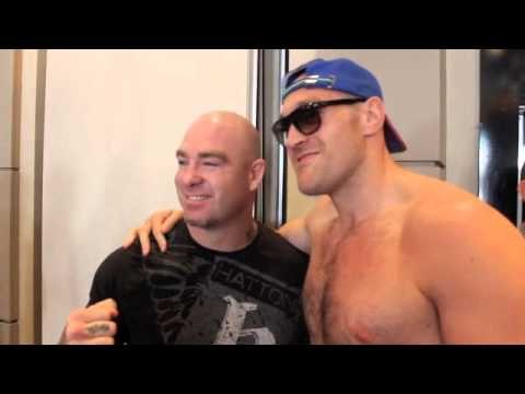TYSON FURY & LUCAS 'BIG DADDY' BROWNE DISCUSS ALEXANDER USTINOV @ PRESS CONFERENCE