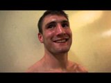 TOMMY LANGFORD (WITH NICKY JENMAN) POST FIGHT INTERVIEW AFTER LANGFORD 2ND ROUND STOPPAGE.