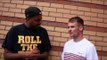 FRANKIE GAVIN POST-WEIGH IN INTERVIEW FOR IFL TV - WITH KUGAN CASSIUS / GAVIN v BUNDU