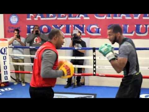 ANTHONY DIRRELL MEDIA WORKOUT WITH MICHIGAN HYPE MAN EARL 'DOG SQUAD' THOMPSON
