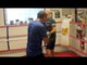LEWIS PETTITT PAD WORKOUT WITH AL SMITH - INSIDE THE iBOX GYM FOR iFL TV