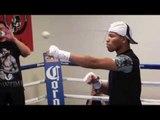 SHAWN 'SHOWTIME' PORTER USES THE MAGIC BOXING TENNIS BALL HAT - / PORTER v BROOK / iFL TV