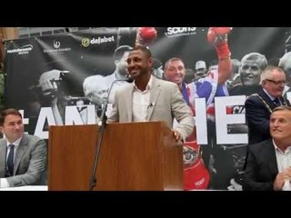KELL BROOK RETURNS TO SHEFFIELD AS IBF WORLD CHAMPION - PRESS CONFERENCE @ WINTER GARDENS
