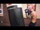 KEVIN MITCHELL EXPLOSIVE HEAVYBAG SESSION @ MATCHROOM ELITE BOXING GYM (FOOTAGE)