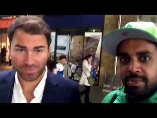 EN ROUTE TO HULL WITH EDDIE HEARN FOR PRESS CONFERENCE - CAMPBELL, COYLE & McDONNELL