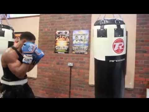 ANTHONY JOSHUA MBE EXPLOSIVE HEAVYBAG SESSION @ MATCHROOM ELITE BOXING GYM (FOOTAGE)
