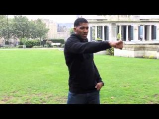 ANTHONY JOSHUA LONDON PHOTO SHOOT WITH OFFICIAL MATCHROOM PHOTOGRAPHER LAWRENCE LUSTIG