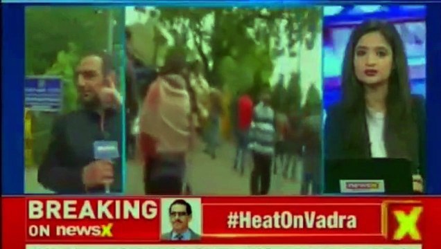 Robert Vadra Questioned by ED, Priyanka Gandhi came to drop Robert Vadra at ED Office | Robert Vadra Money Laundering Case Updates | Priyanka Gandhi | NEWSX
