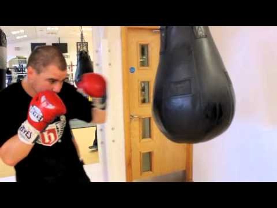 HATTON PROMOTIONS BELARUSIAN SERGEY RABCHENKO HEAVY BAG WORKOUT FOR iFL TV