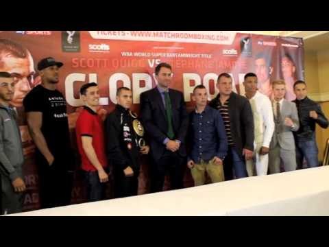 EDDIE HEARN - SCOTT QUIGG - ANTHONY JOSHUA - ANTHONY CROLLA- EGGINGTON - JAMORE - GOODINGS - DIAZ