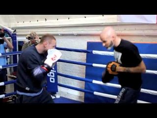 GEORGE GROVES FULL DEFENSIVE PAD WORKOUT WITH PADDY FITZPATRICK