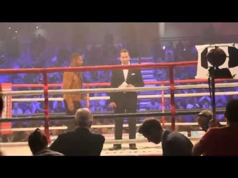 KELL BROOK ENTERS THE RING IN FRONT OF ADORING SHEFFIELD CROWD TO SUPPORT FRIEND KID GALAHAD
