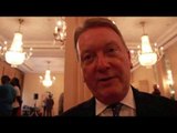 FRANK WARREN ON TYSON FURY TAPING HIS MOUTH @ PRESS CONFERENCE & FURY v CHSIORA 2 (NOV 29 - EXCEL)