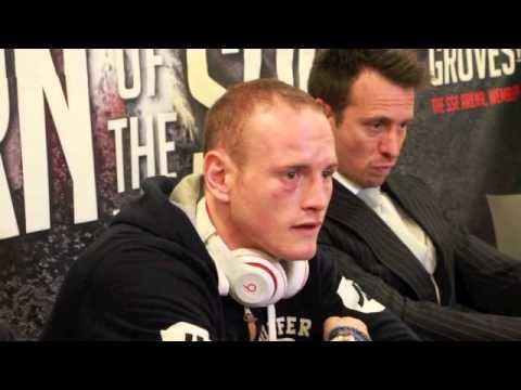 GEORGE GROVES v CHRISTOPHER REBRASSE - FULL POST FIGHT PRESS CONFERENCE / RETURN OF THE SAINT