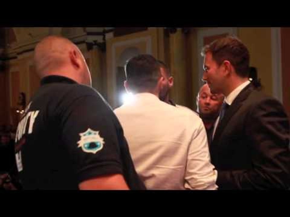 NATHAN CLEVERLY & TONY BELLEW SQUARE UP TO EACH OTHER @ CARDIFF PRESS CONFERENCE / iFL TV