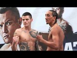 TYRONE 'THE ENIGMA' NURSE v DAVE RYAN - OFFICIAL WEIGH IN FROM LEEDS / BATTLE LINES