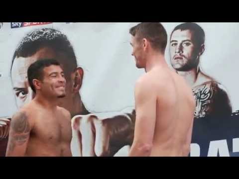 CALLUM SMITH v RAFAEL SOSA PINTOS - OFFICIAL WEIGH IN FROM LEEDS / BATTLE LINES