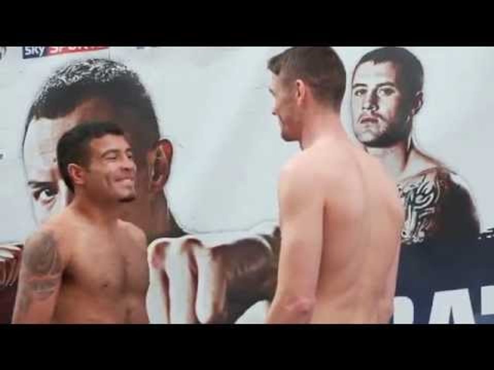 CALLUM SMITH v RAFAEL SOSA PINTOS - OFFICIAL WEIGH IN FROM LEEDS / BATTLE LINES