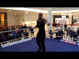 ANTHONY JOSHUA MBE SKIPPING WORK OUT FOR THE PUBLIC IN WATFORD / iFL TV