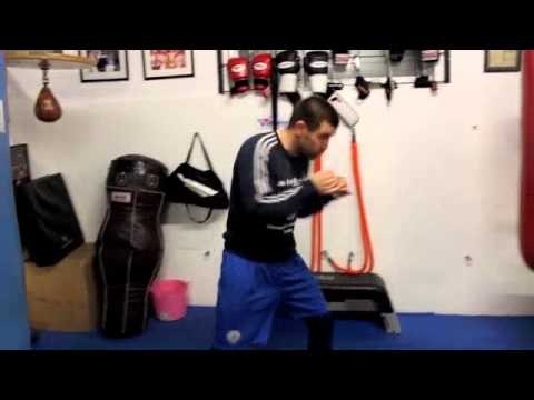 JOHNNY GARTON SHADOW BOXING AT iBOX GYM FOR iFL TV