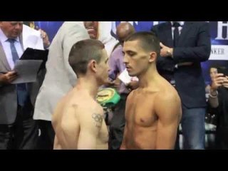 LEE SELBY v JOEL BRUNKER - OFFICIAL WEIGH IN / MOMENT OF TRUTH