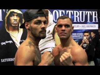 RICKY BOYLAN & TYLER GOODJOHN GO HEAD TO HEAD AFTER WEIGH-IN / MOMENT OF TRUTH