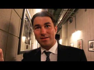 EDDIE HEARN REACTS TO ANTHONY JOSHUA & LEE SELBY IMPRESSIVE WINS & TALKS DAVID PRICE / POST-SHOW