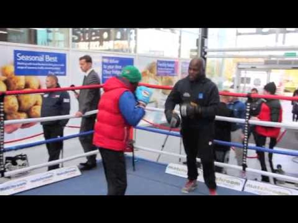 VUSI MALINGA PUBLIC WORKOUT AHEAD OF JAMIE McDONNELL FIGHT ON OCT 25 IN HULL
