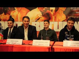 CAMPBELL v BRUIZUELA / COYLE v KATSIDIS / McDONNELL v MALINGA - PRESS CONFERENCE VIDEO