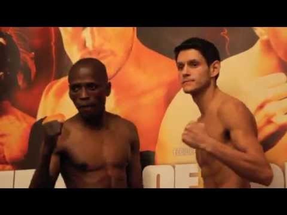 GAVIN McDONNELL v VUSI MALINGA - OFFICIAL WEIGH IN FROM HULL / POINT OF NO RETURN