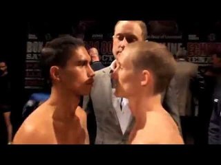 PAUL BUTLER v ISMAEL GARNICA WEIGH IN AND FACE TO FACE FOOTAGE AHEAD OF ECHO ARENA CLASH