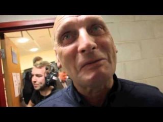 CHRIS 'DADDY' COYLE REACTION TO HIS SON TOMMY'S KNOCKOUT OF MICHAEL KATSIDIS IN HULL