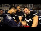 KUGAN CASSIUS DEFEATS WORLD ARM WRESTLING CHAMPION 'MARCO' IN CONTROVERSIAL 2-HANDED WIN