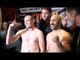 ANTHONY FITZGERALD v GARY 'SPIKE' O'SULLIVAN - OFFICIAL WEIGH IN FROM DUBLIN / RETURN OF THE MACK